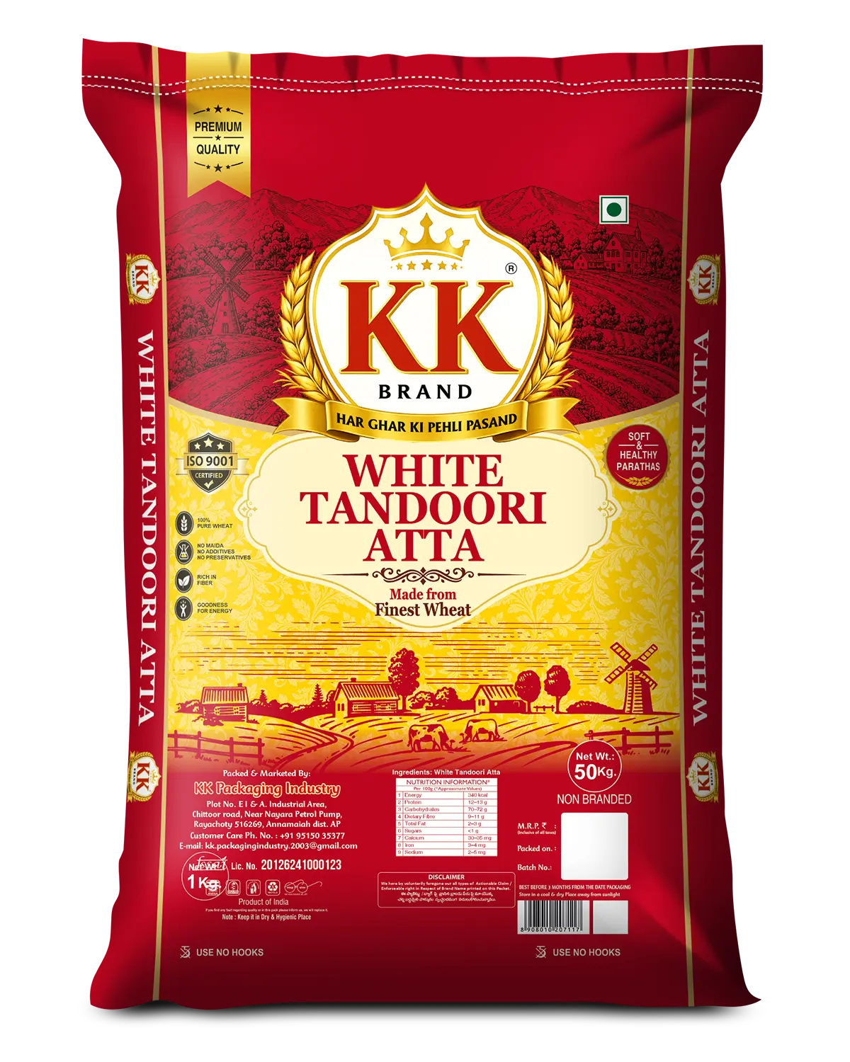 White Tandoori Atta 50kg